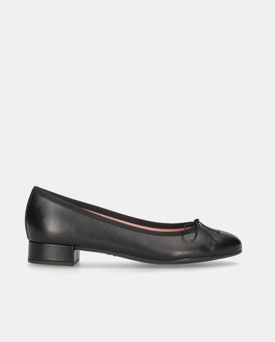 Bailarinas gretschen de mujer en napa suave - Pretty Ballerinas - Negro Negro-1