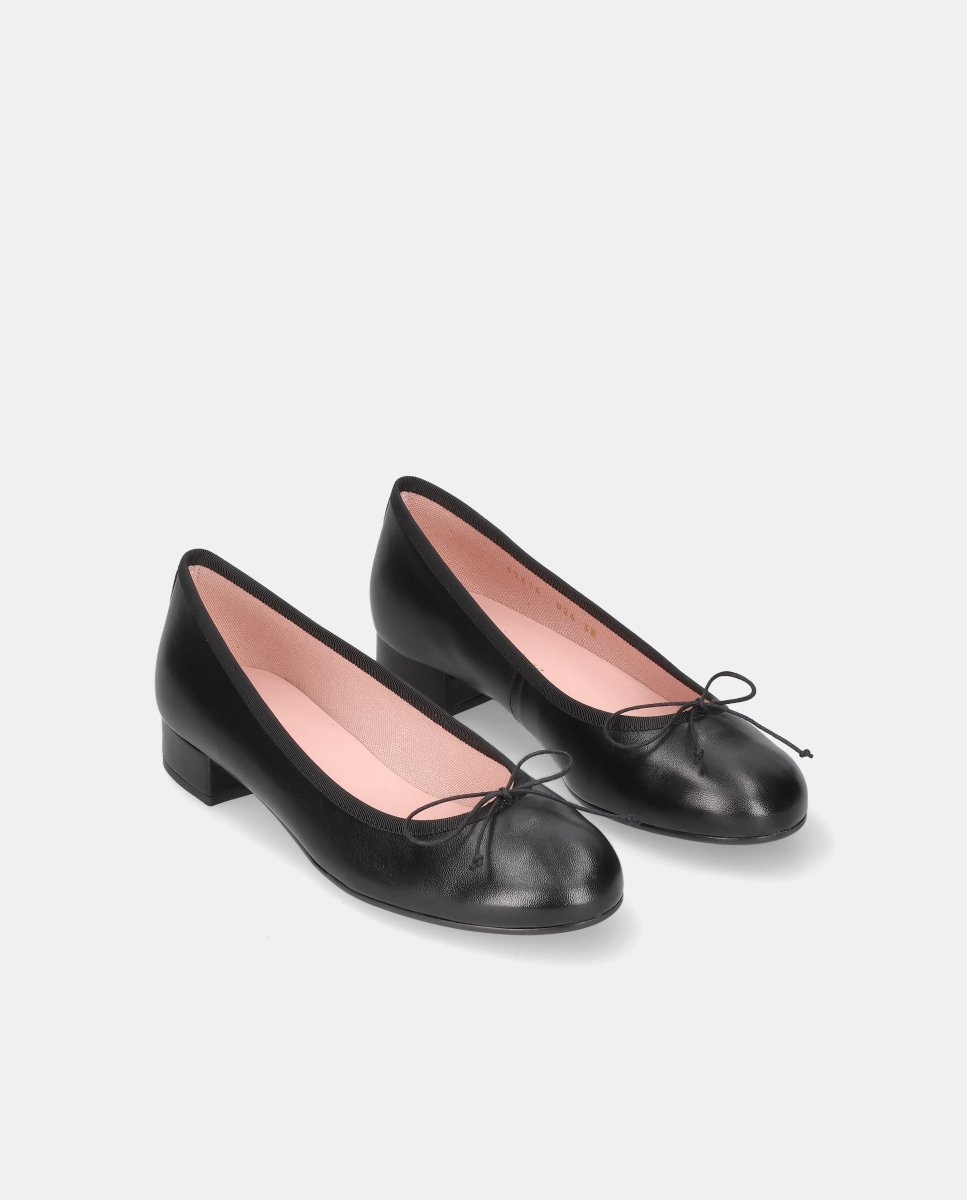 Bailarinas gretschen de mujer en napa suave - Pretty Ballerinas - Negro Negro-3