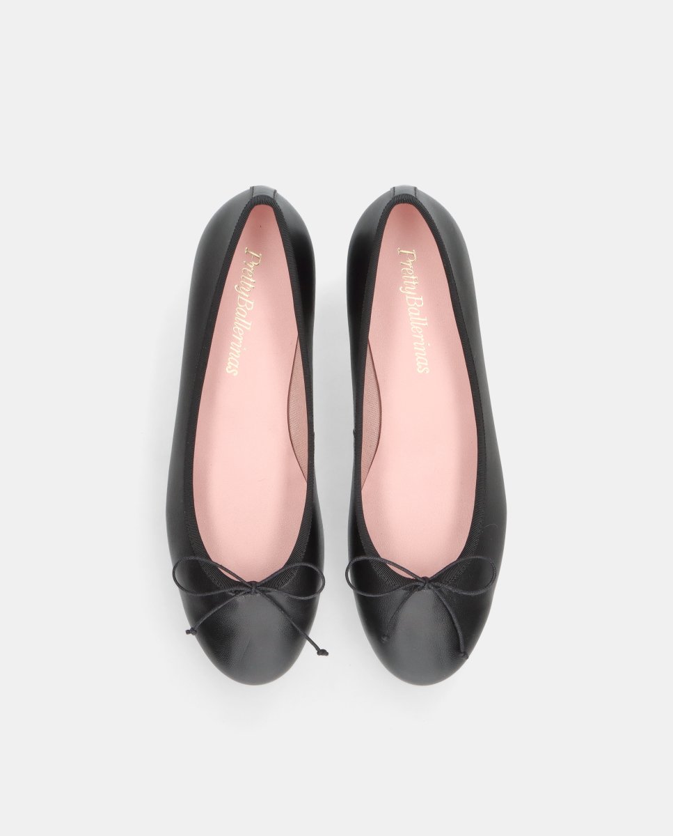 Bailarinas gretschen de mujer en napa suave - Pretty Ballerinas - Negro Negro-2
