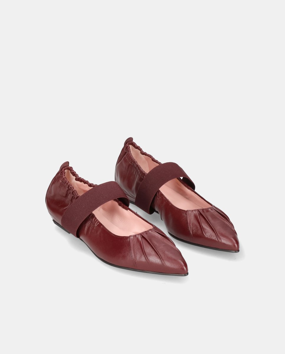 Bailarinas kamala de mujer en napa suave con elástico - Pretty Ballerinas - Morado Morado-3