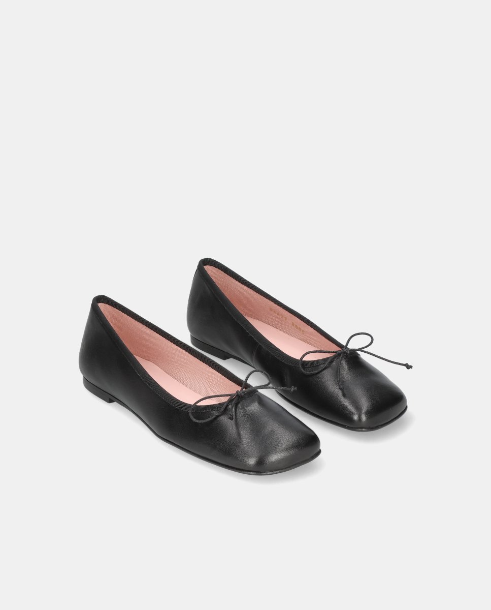 Bailarinas alessia de mujer en napa suave - Pretty Ballerinas - Negro Negro-3