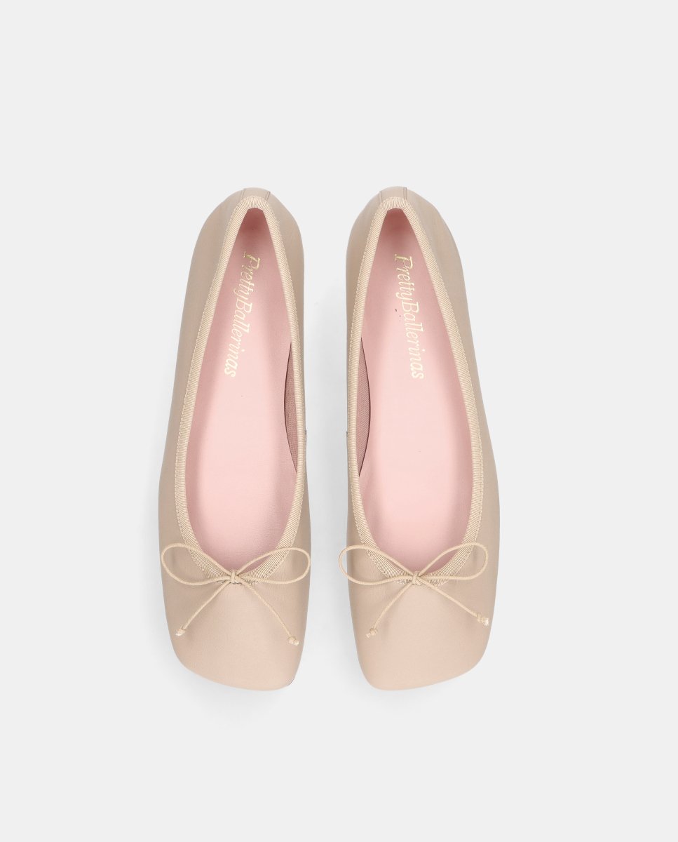 Bailarinas alessia de mujer en napa suave - Pretty Ballerinas - Beige Beige-2