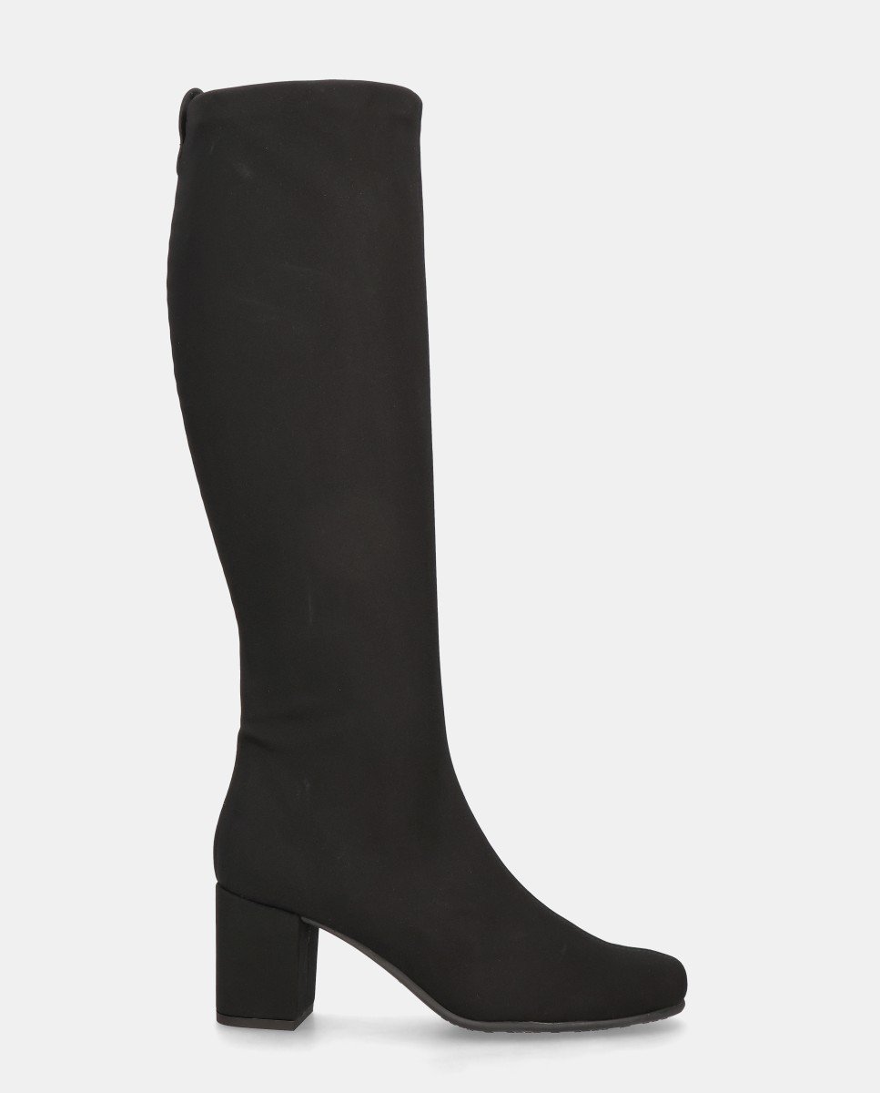 Botas bologna de mujer en tela resistente al agua - Mascaró - Negro Negro-1