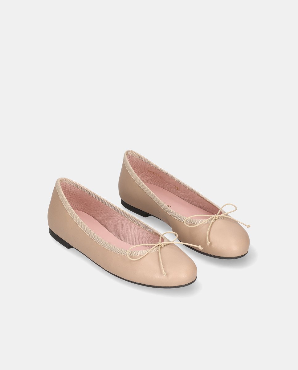 Imagen 3 de Bailarinas nicole de mujer en napa suave - Pretty Ballerinas - Beige Beige