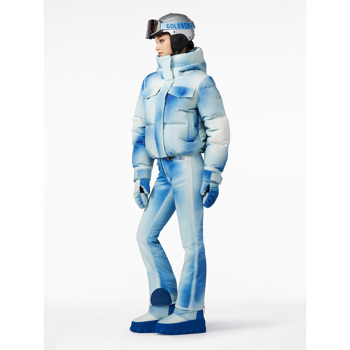 Pantalón de esquí de mujer Blanchi Ski Goldbergh - Azul Azul-6