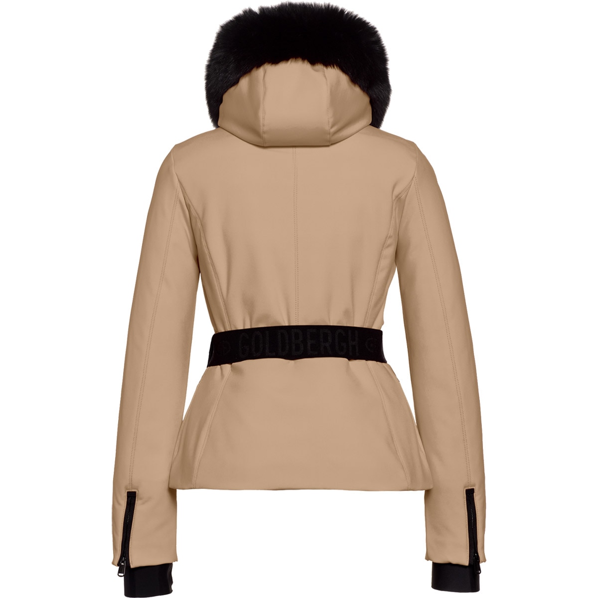Imagen 2 de Chaqueta de esquí de mujer Hida Faux Border Goldbergh - Marrón Marrón
