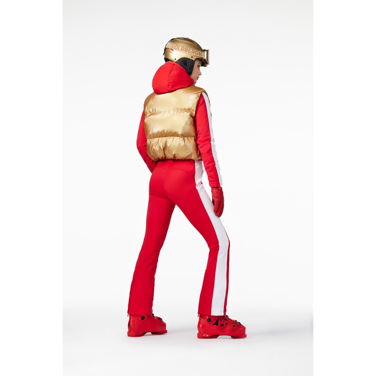 Imagen 4 de Chaleco de esquí de mujer Éclat Ski Goldbergh - Oro Oro