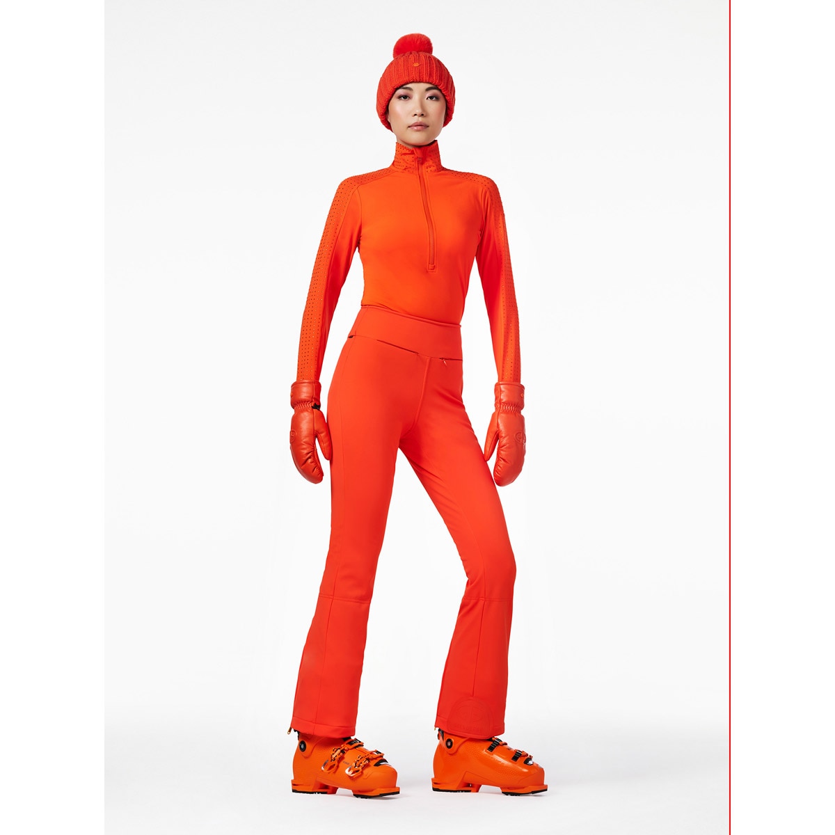 Pantalón de esquí de mujer Kate Ski Goldbergh - Naranja Naranja-4
