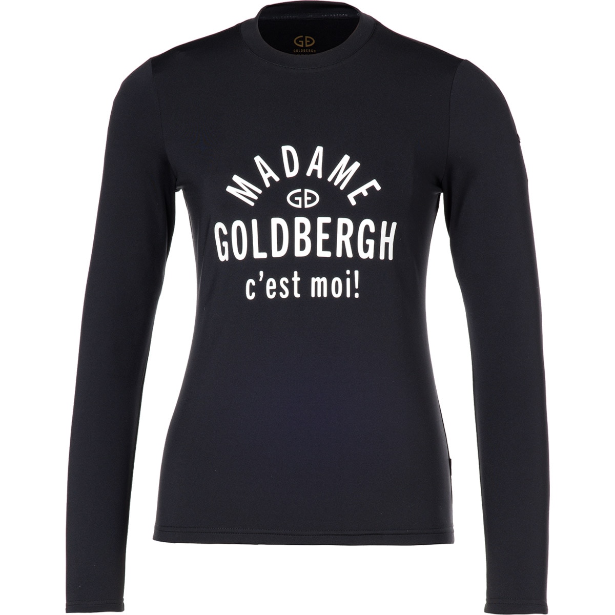 Goldbergh Camiseta de mujer Madame Long Sleeve Tee Negro
