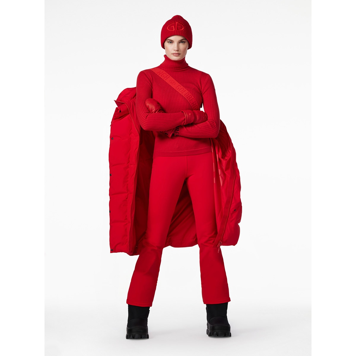 Chaqueta de mujer Chaleur Goldbergh - Rojo Rojo-5