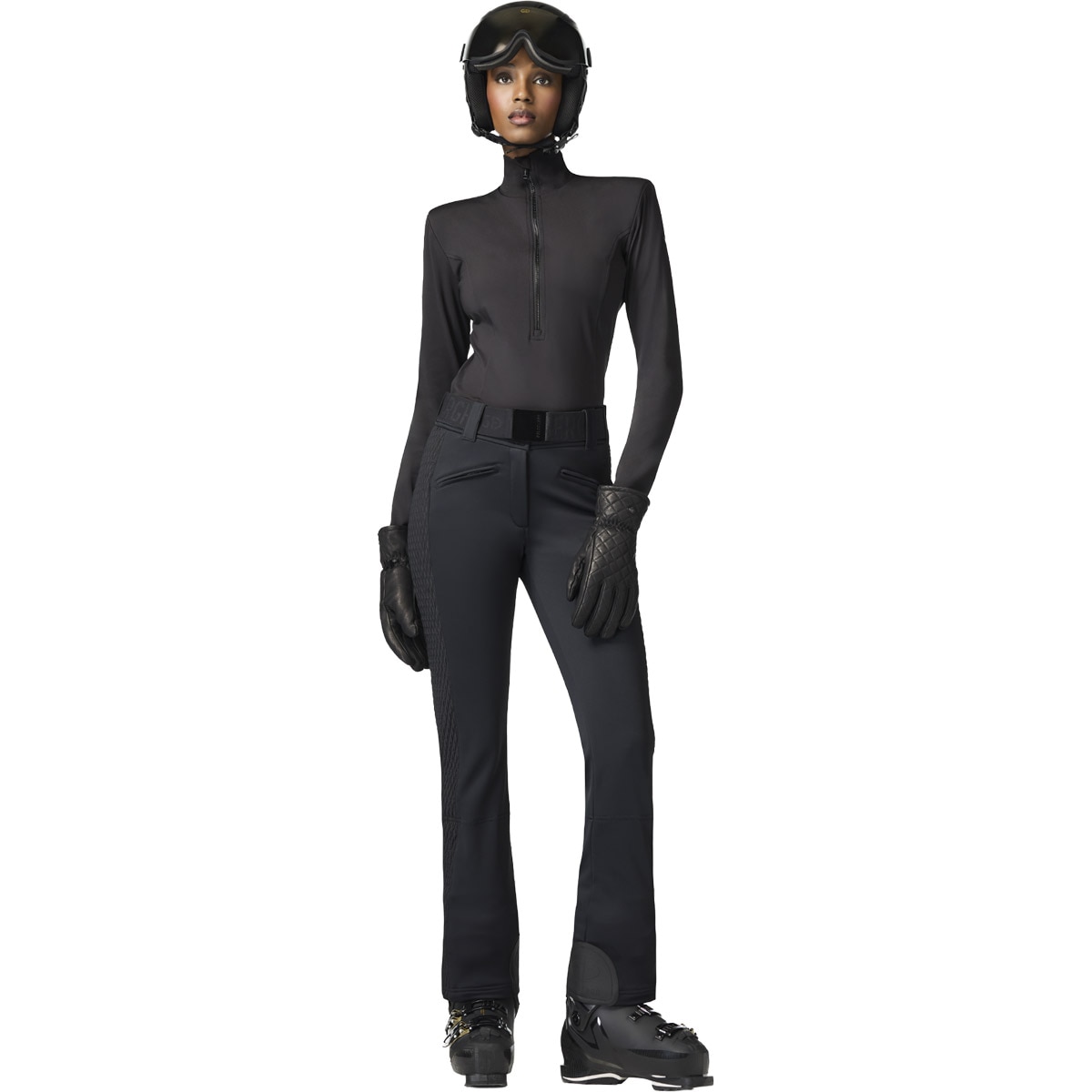 Imagen 2 de Pantalones de esquí de mujer Pippa Goldbergh - Negro Negro