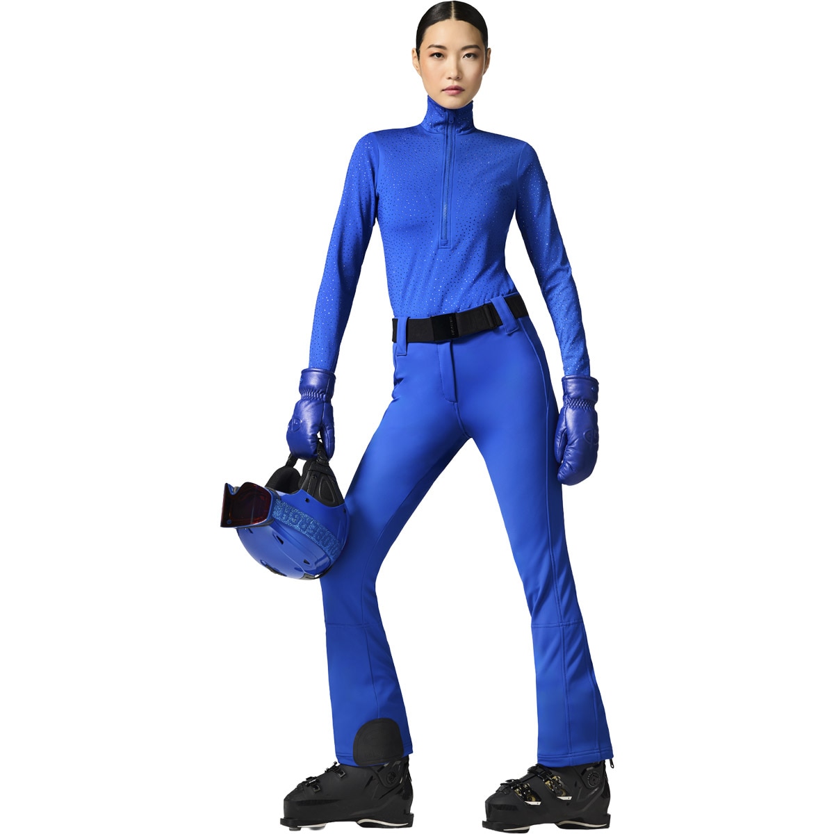 Imagen 2 de Pantalón de esquí de mujer Pippa Goldbergh - Azul Azul