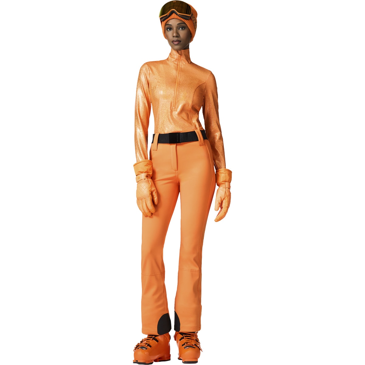 Imagen 2 de Pantalón de esquí de mujer Pippa Goldbergh - Naranja Naranja