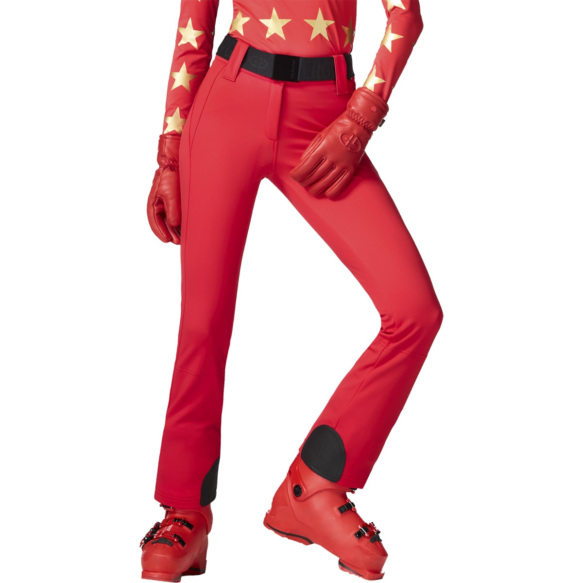 Imagen 2 de Pantalón de esquí de mujer Pippa Goldbergh - Rosa Rojo