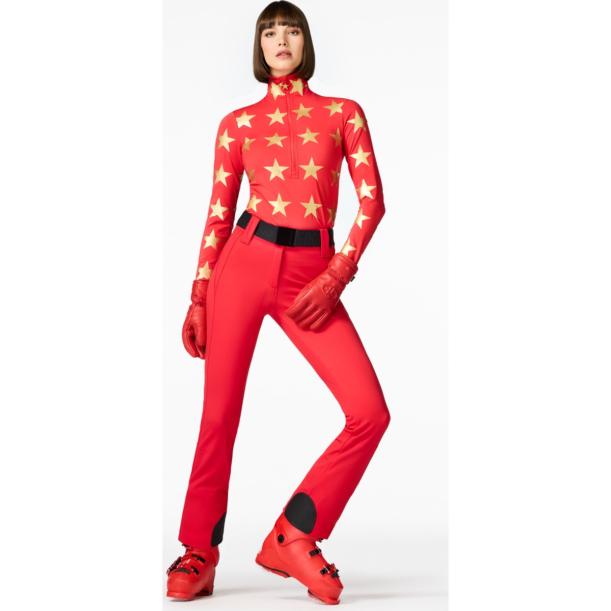 Imagen 6 de Pantalón de esquí de mujer Pippa Goldbergh - Rosa Rojo