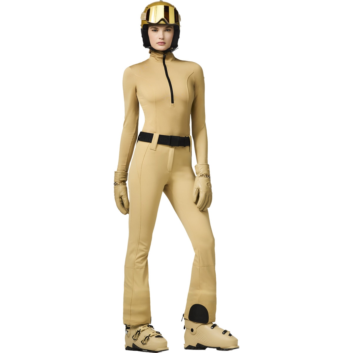 Pantalón de esquí de mujer Pippa Goldbergh - Marrón Marrón-2