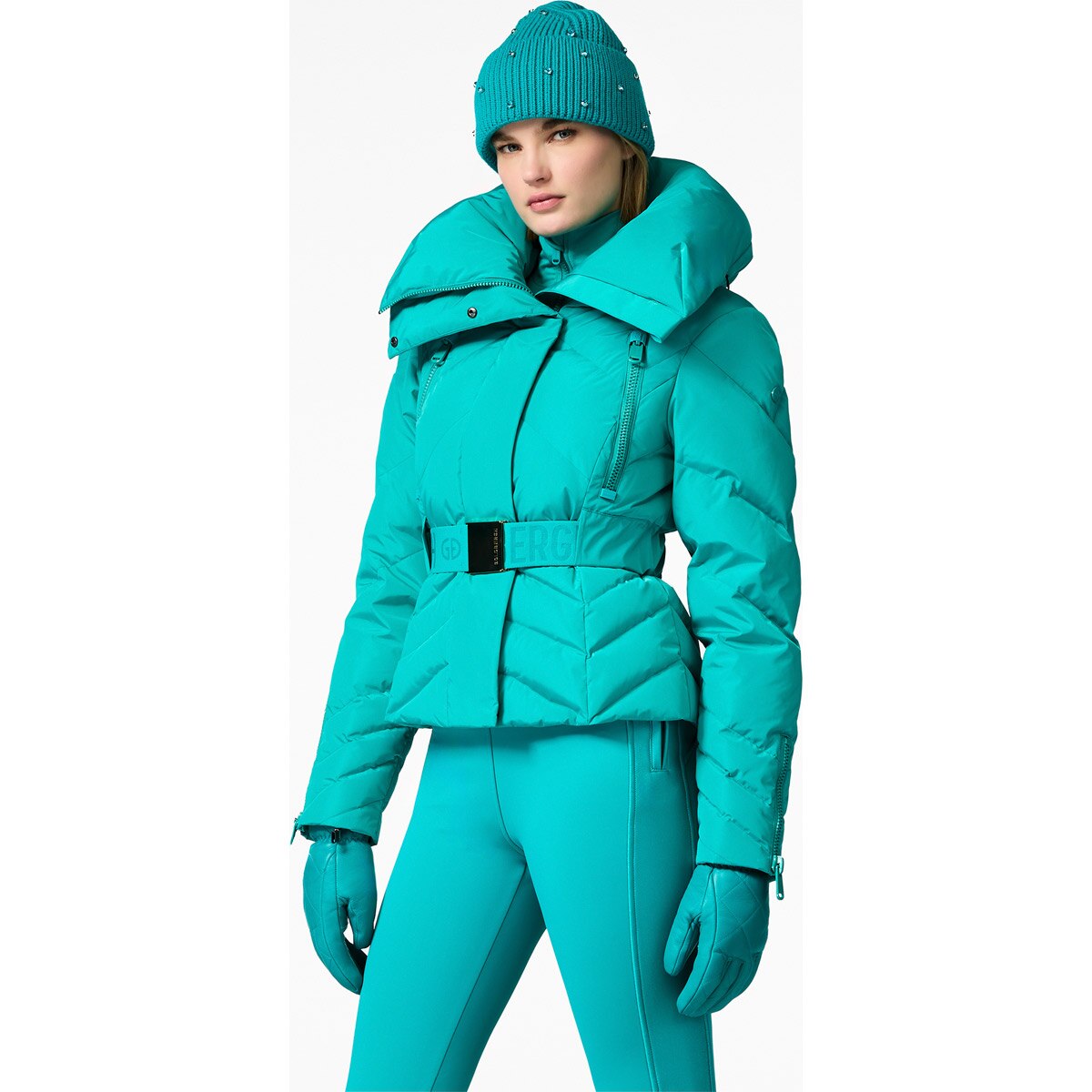 Chaqueta de esquí de mujer Jive Goldbergh - Azul Turquesa Azul Turquesa-3