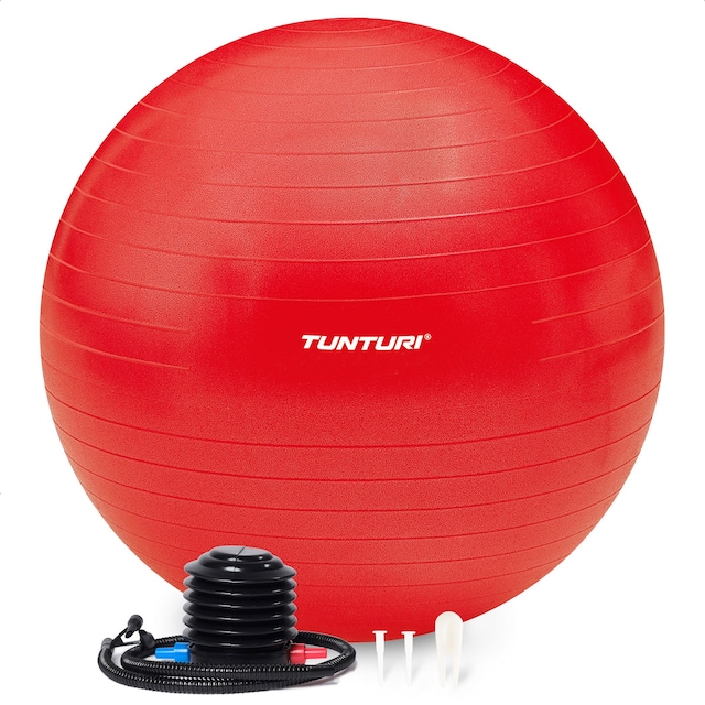Imagen 0 de Gymball anti burst 90 cm rojo Tunturi