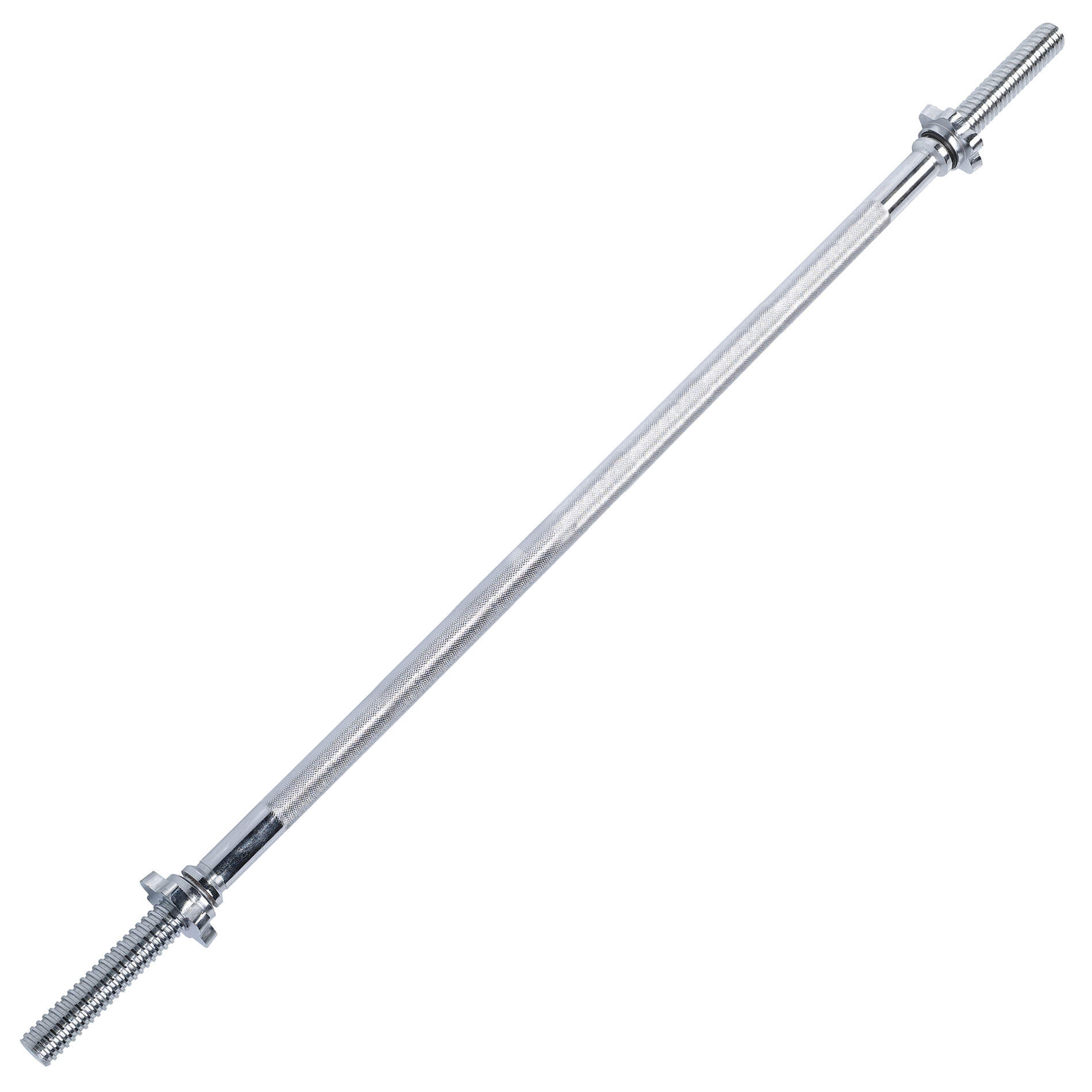 Tunturi - Barra de pesas Barbell con cierres roscados 180 cm Tunturi.