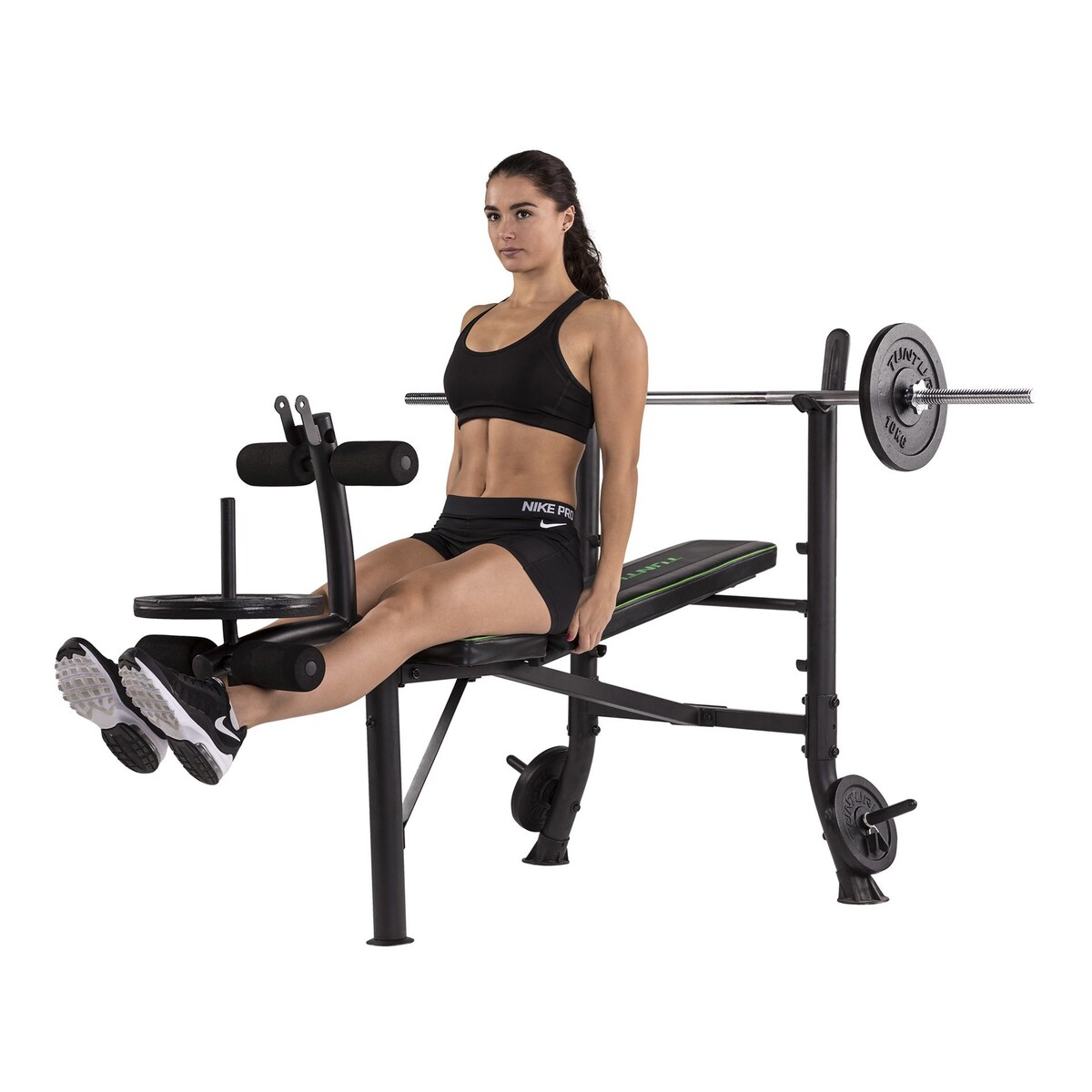 Banco de pesas WB40 Compact Width Weight Bench Tunturi con envío