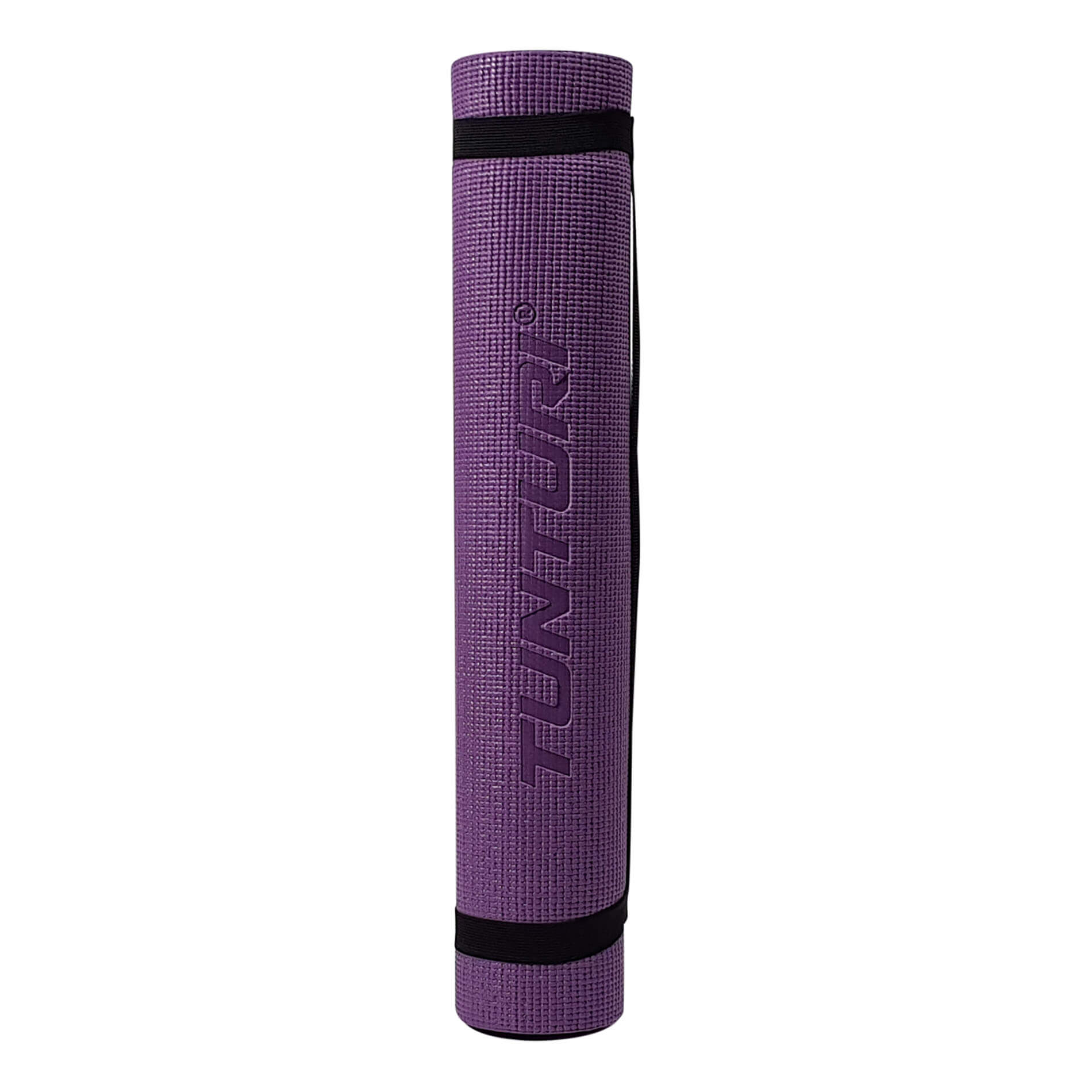 Esterilla de Yoga con elástico de transporte Tunturi - Morado Morado-2