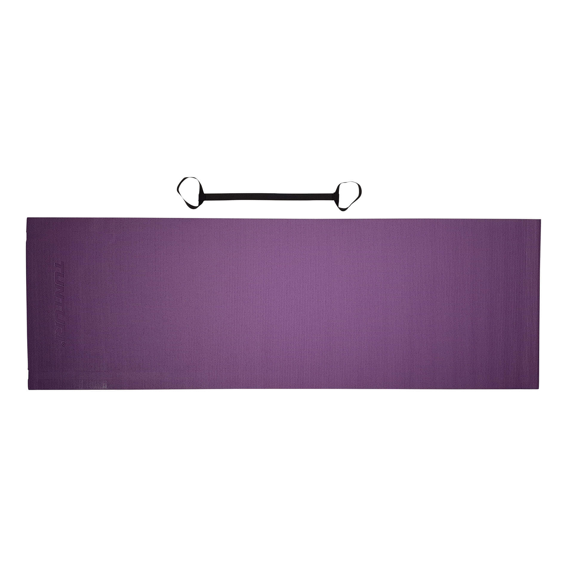 Esterilla de Yoga con elástico de transporte Tunturi - Morado Morado-3