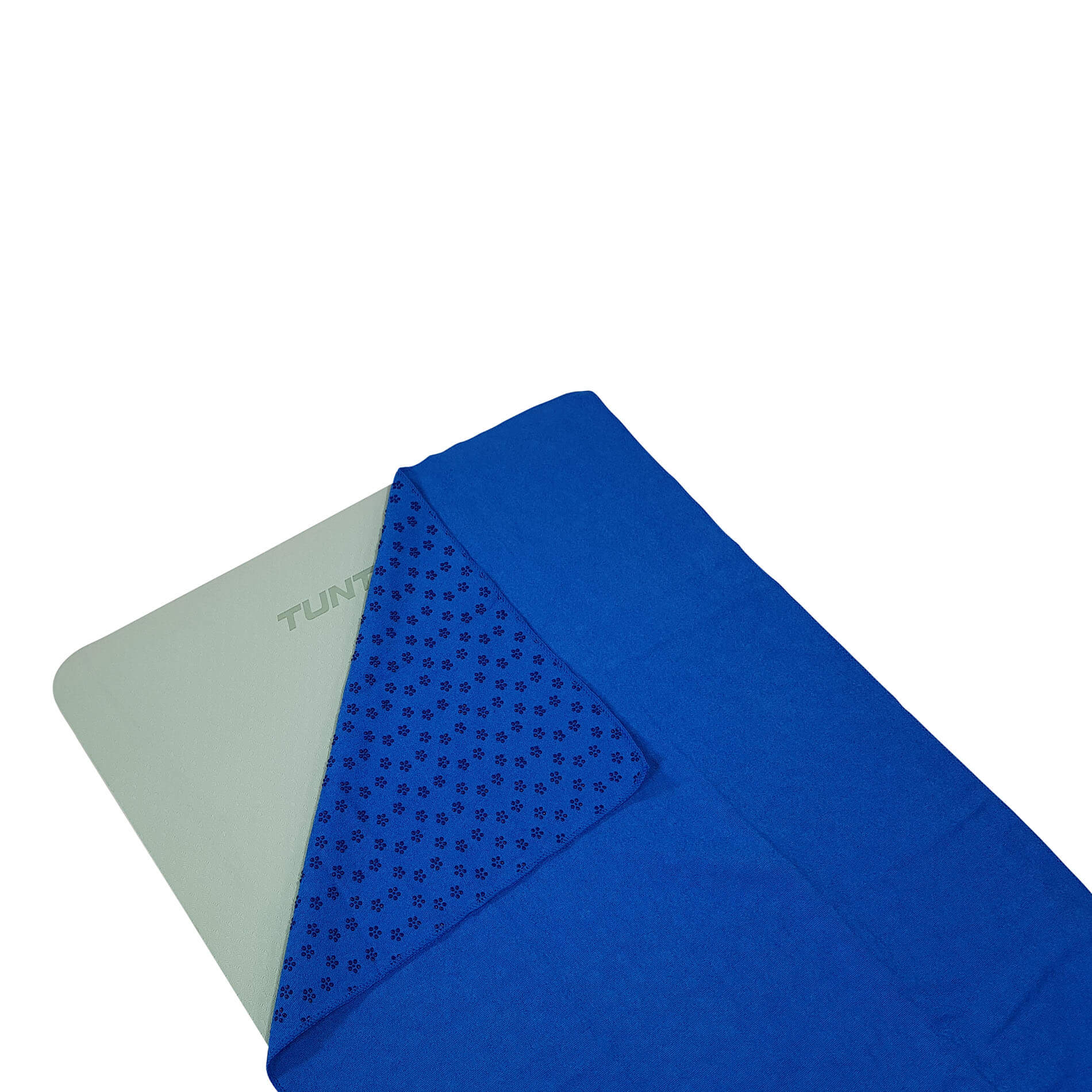 Toalla de yoga con bolsa transporte Tunturi - Azul Azul-2