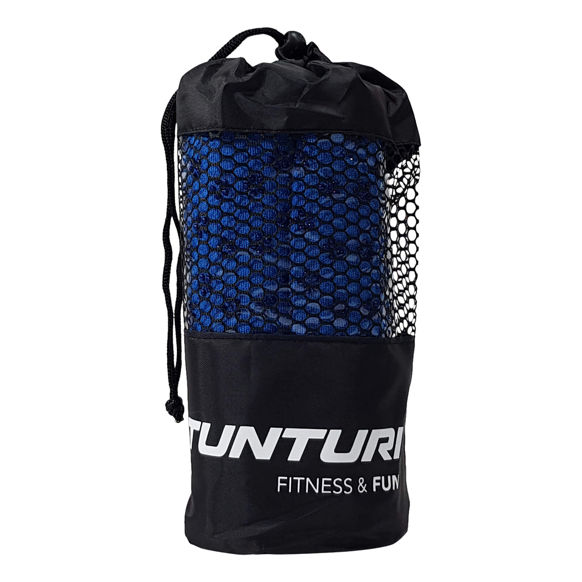 Toalla de yoga con bolsa transporte Tunturi - Azul Azul-3