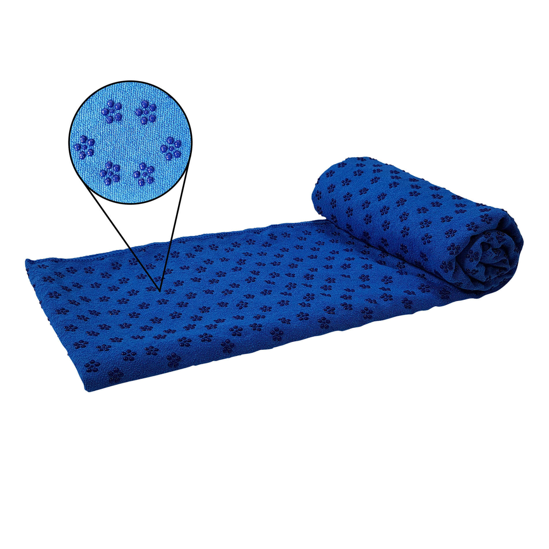 Toalla de yoga con bolsa transporte Tunturi - Azul Azul-4