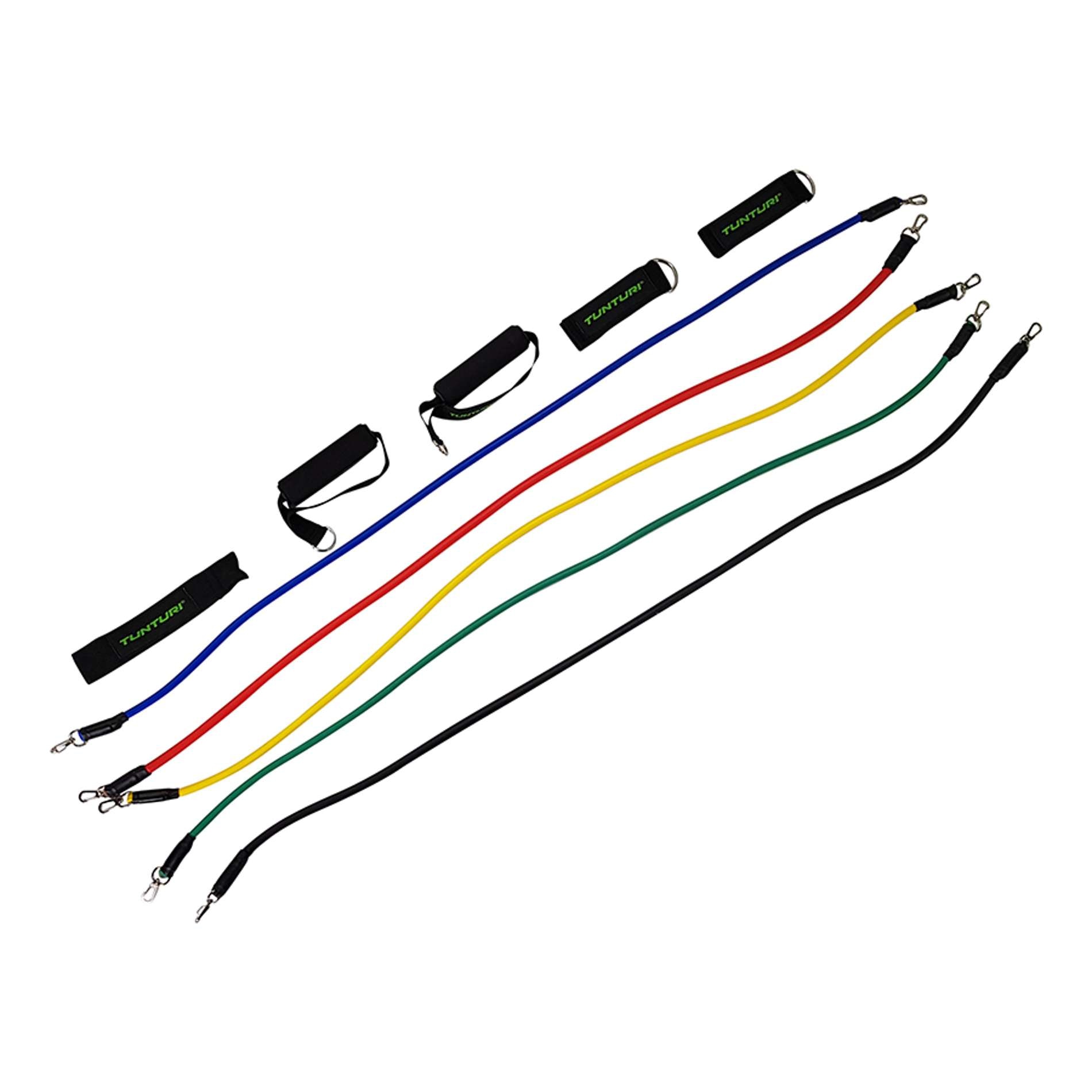 Set de tubos de resistencia multifución Tunturi - Multicolor Multicolor-3