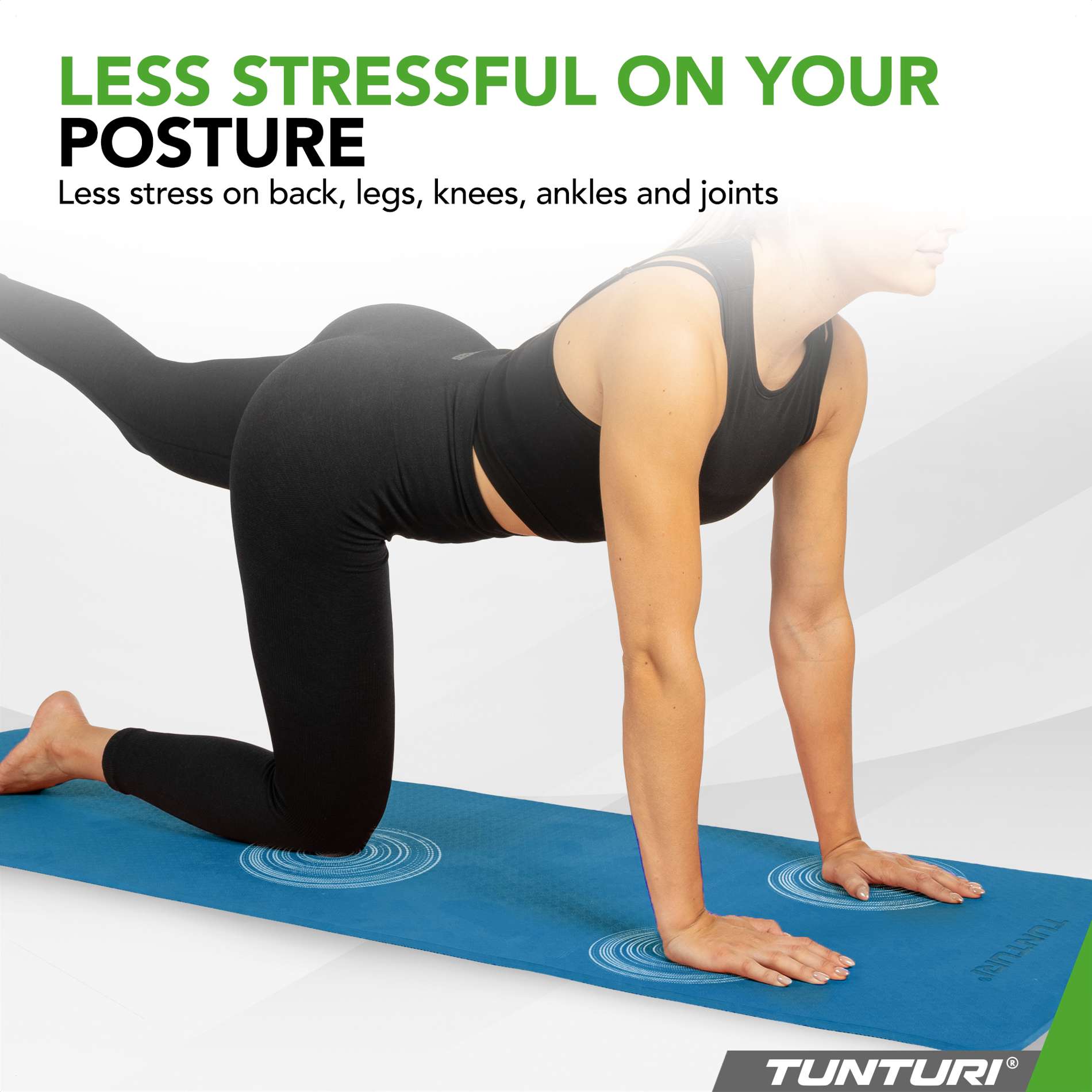Imagen 4 de Esterilla Yoga Mat Tunturi - Azul Azul