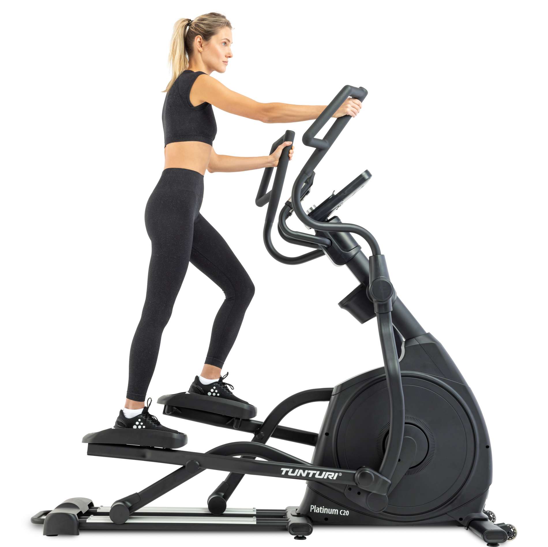 Imagen 2 de Bicicleta elíptica delantera Platinum CT20 Tunturi - Negro Negro