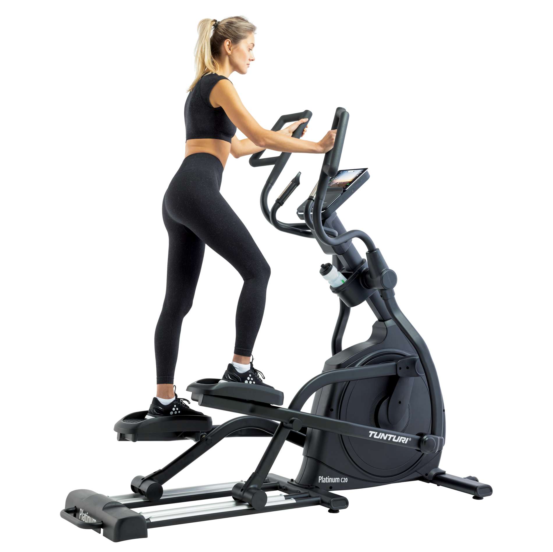 Imagen 4 de Bicicleta elíptica delantera Platinum CT20 Tunturi - Negro Negro