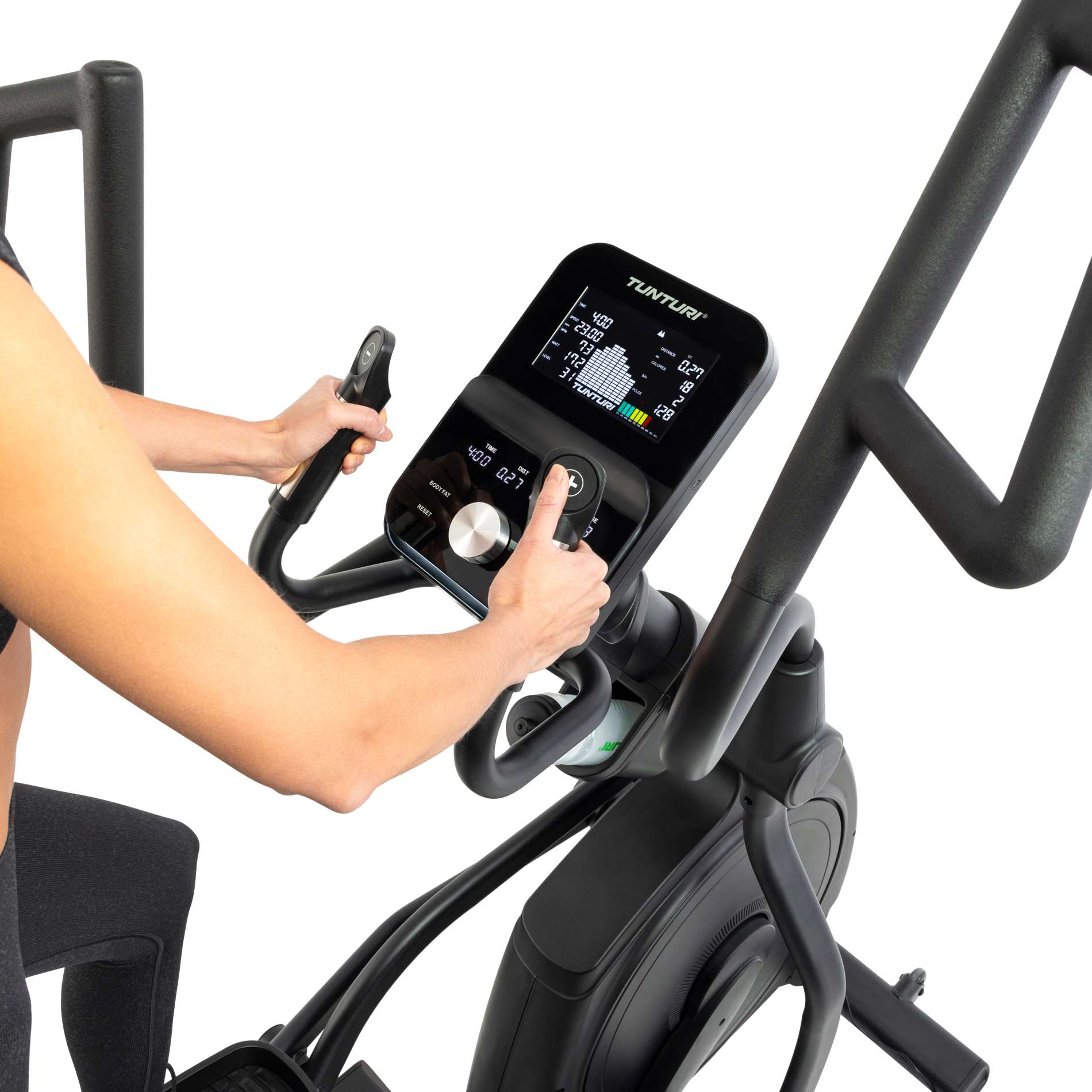 Imagen 5 de Bicicleta elíptica delantera Platinum CT20 Tunturi - Negro Negro