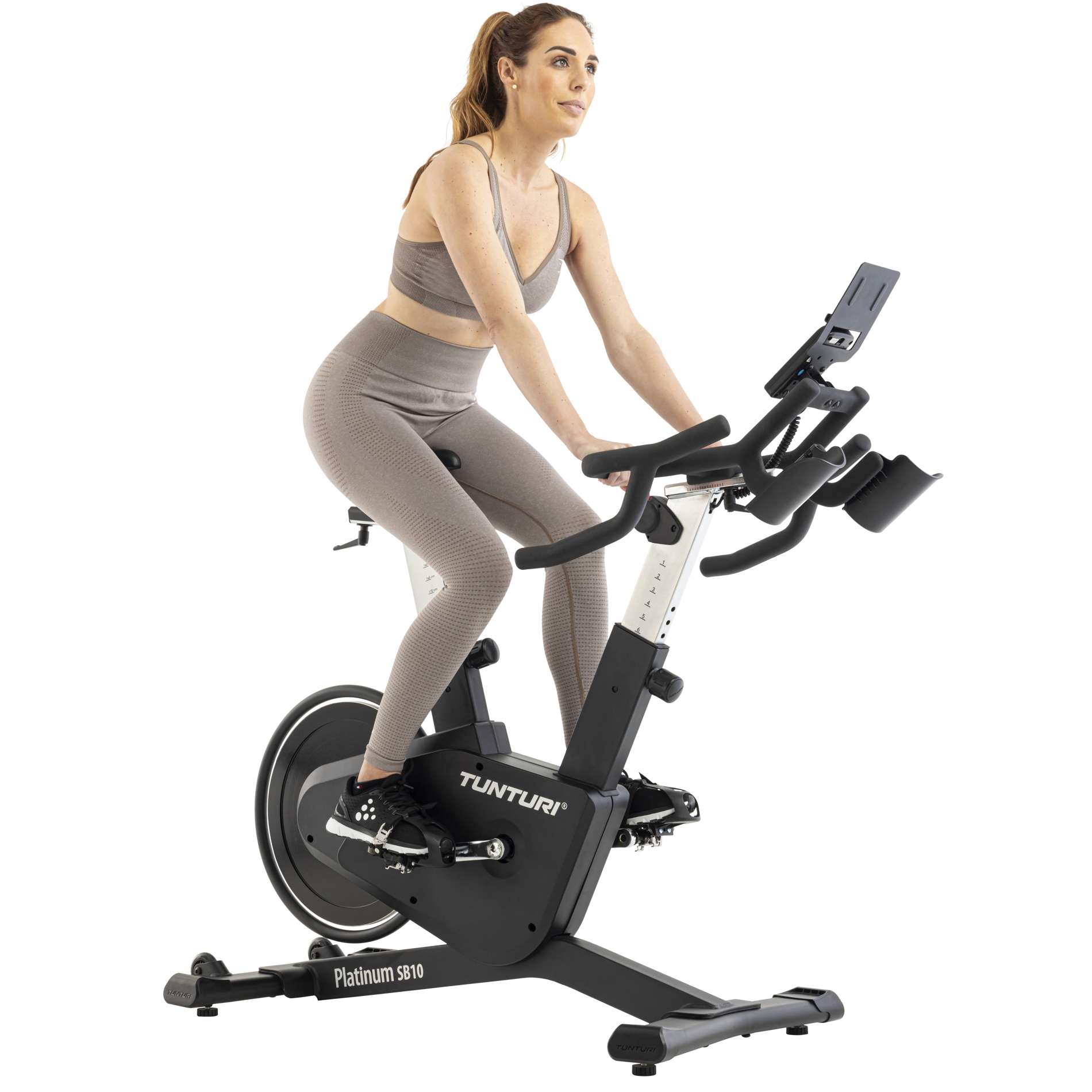 Bicicleta indoor SB10 Sprinter Tunturi Platinum Preto-5
