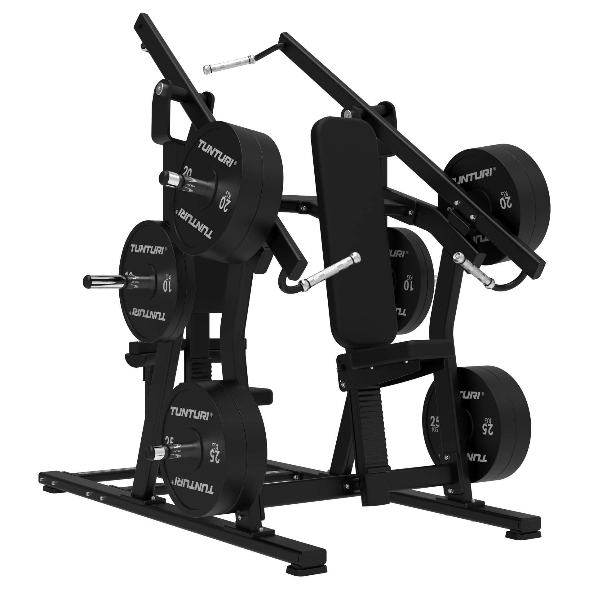 Imagen 5 de Multiestación Platinum Dual Chest Back Plate Loaded V-Series Tunturi - Negro Negro