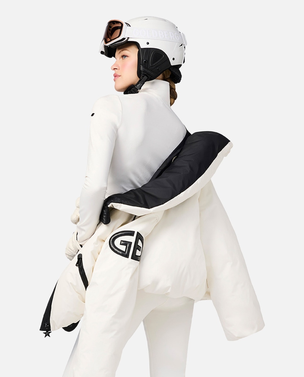 Chaqueta de esquí de mujer PORTER Goldbergh - Blanco Blanco-2