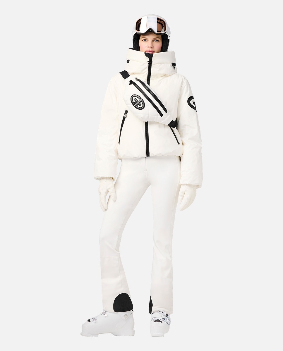 Chaqueta de esquí de mujer PORTER Goldbergh - Blanco Blanco-3
