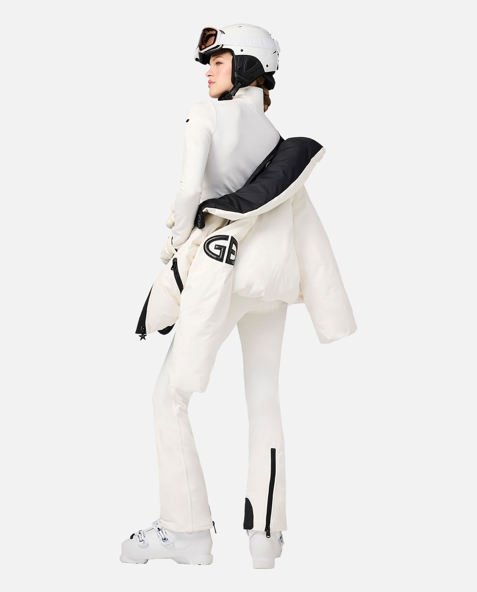 Chaqueta de esquí de mujer PORTER Goldbergh - Blanco Blanco-4