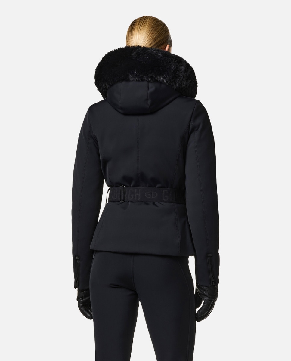 Chaqueta de esquí de mujer HIDA FAUX BORDER Goldbergh - Negro Negro-2