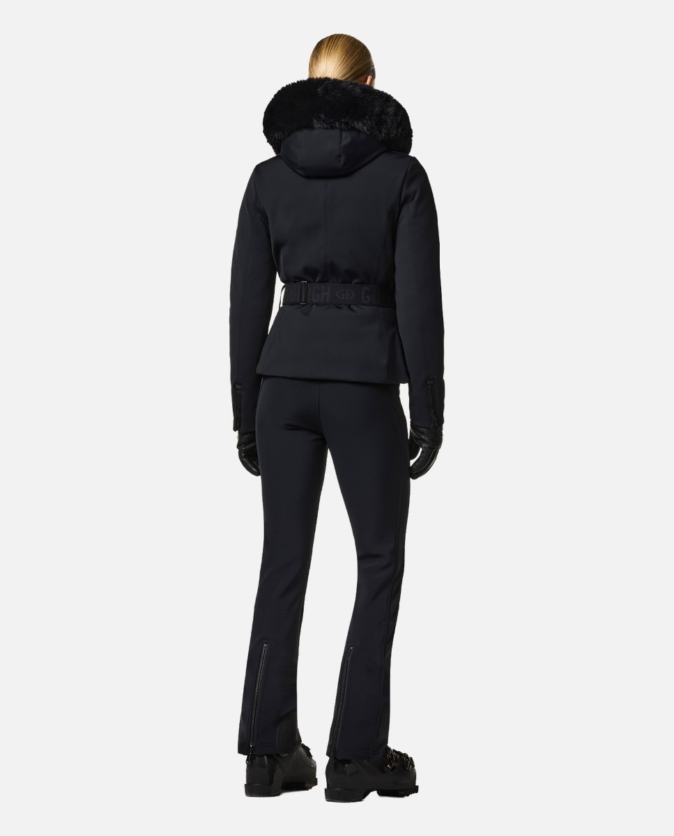 Chaqueta de esquí de mujer HIDA FAUX BORDER Goldbergh - Negro Negro-4