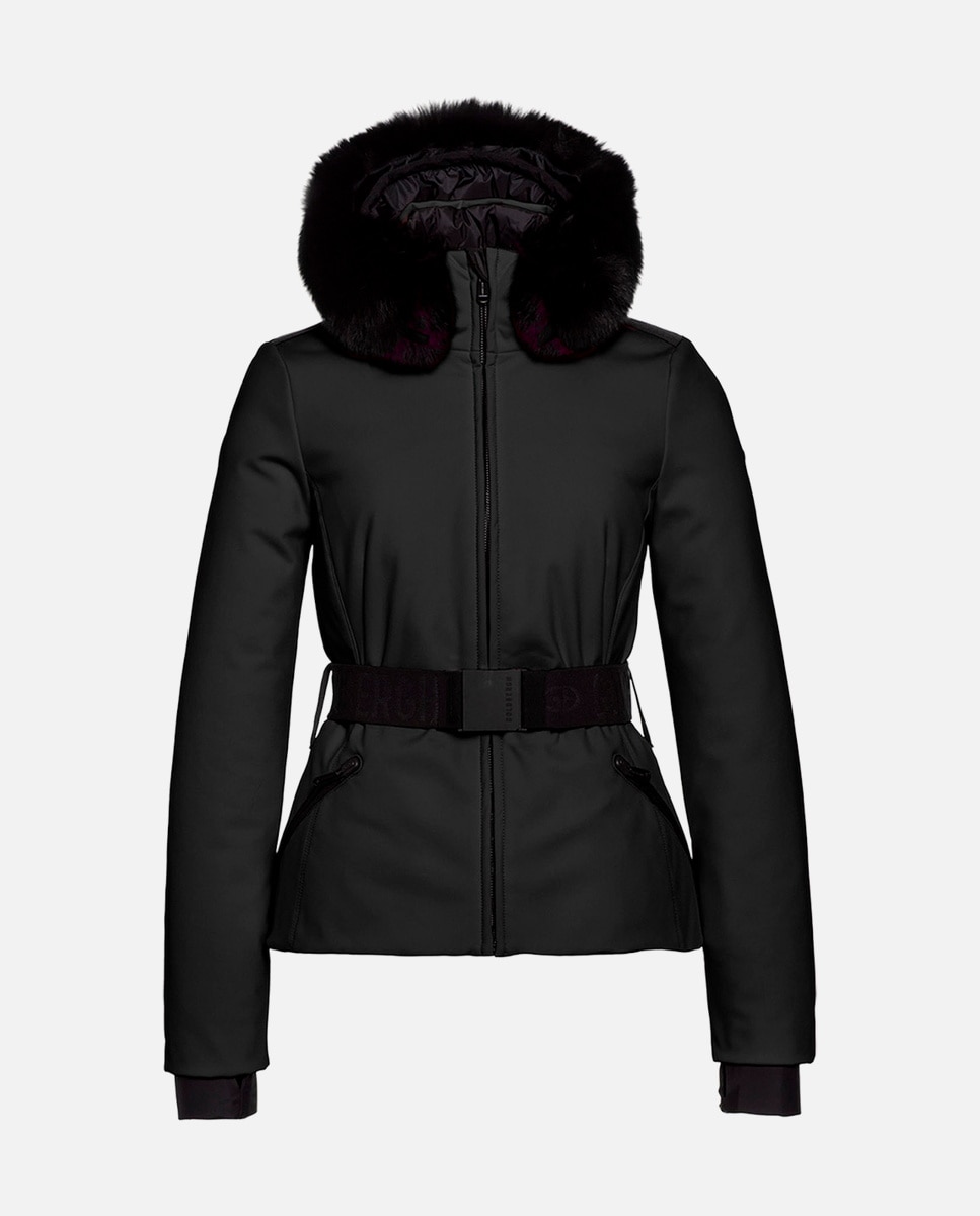 Chaqueta de esquí de mujer HIDA FAUX BORDER Goldbergh - Negro Negro-5