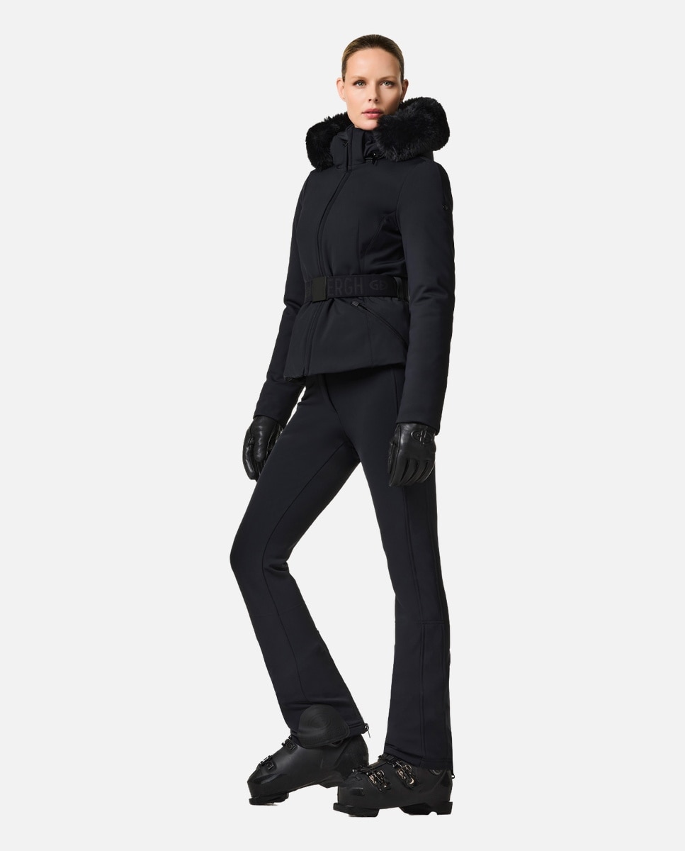 Chaqueta de esquí de mujer HIDA FAUX BORDER Goldbergh - Negro Negro-7