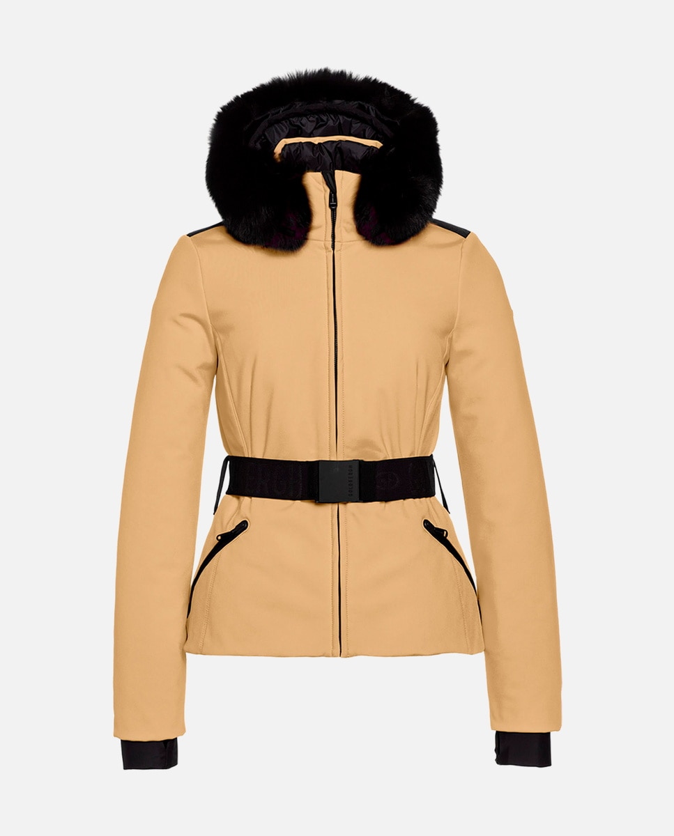 Chaqueta de esquí de mujer HIDA FAUX BORDER Goldbergh - Natural Natural-1