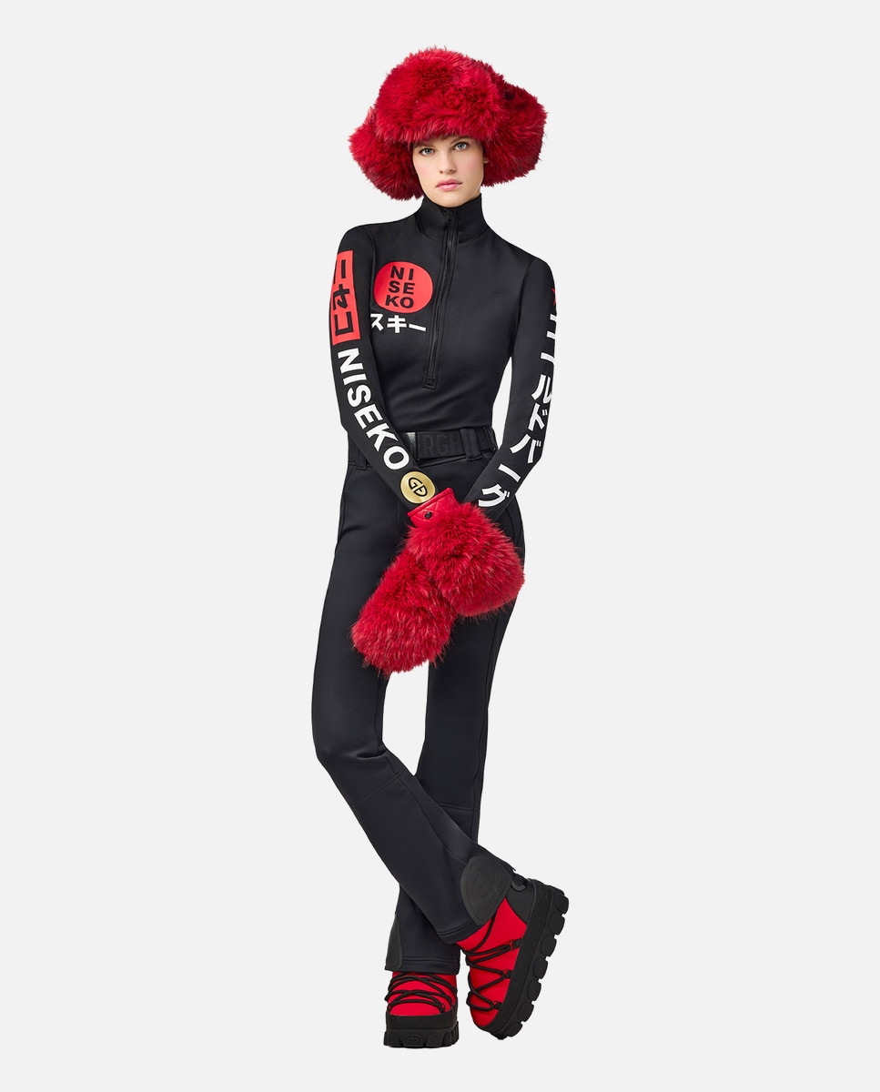 Imagen 3 de Camiseta térmica de esquí de mujer NISEKO Goldbergh - Negro Negro