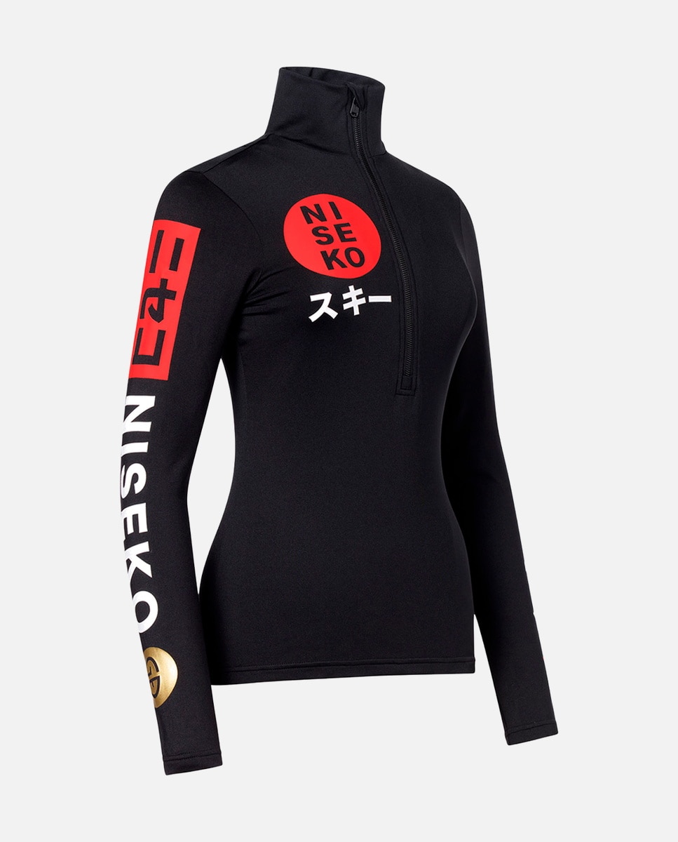 Imagen 8 de Camiseta térmica de esquí de mujer NISEKO Goldbergh - Negro Negro