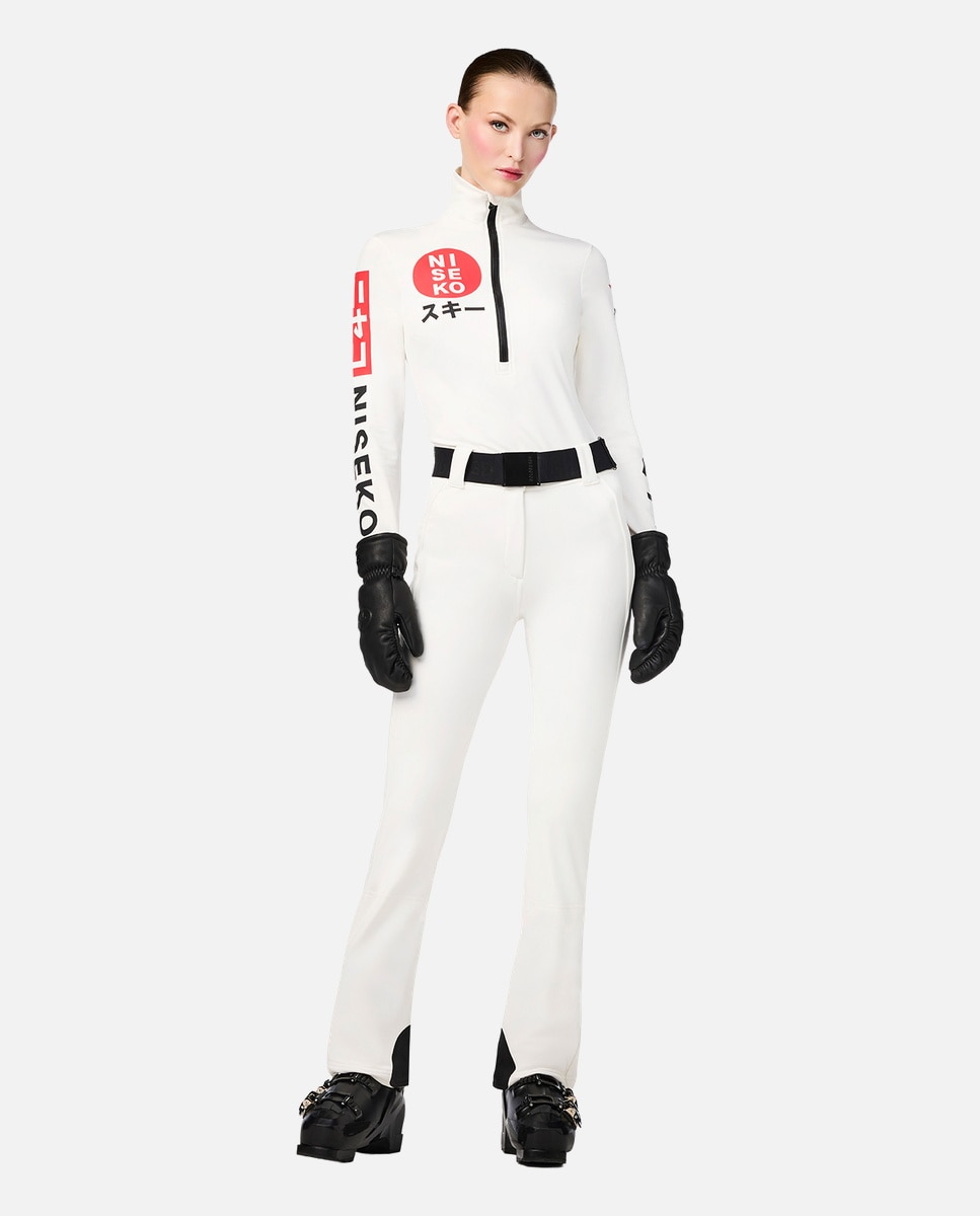 Imagen 3 de Camiseta térmica de esquí de mujer NISEKO Goldbergh - Blanco Blanco