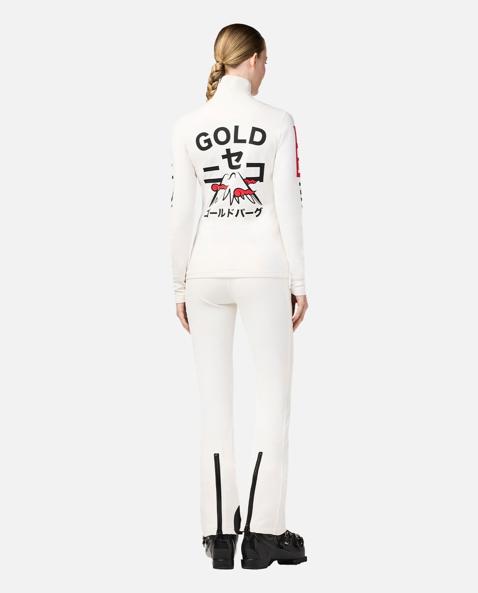 Imagen 4 de Camiseta térmica de esquí de mujer NISEKO Goldbergh - Blanco Blanco