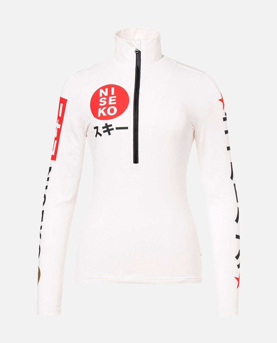 Imagen 5 de Camiseta térmica de esquí de mujer NISEKO Goldbergh - Blanco Blanco