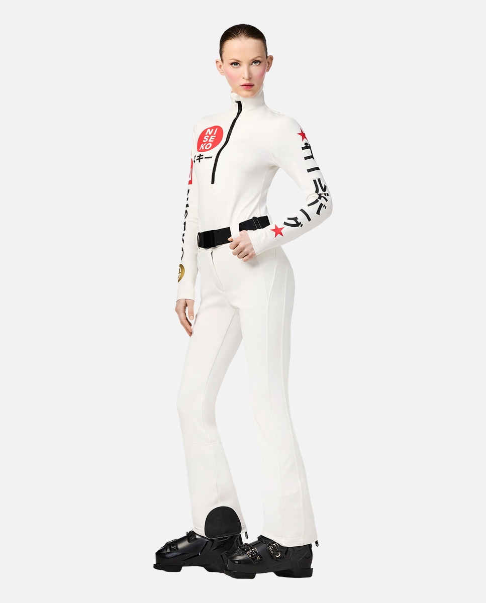 Imagen 10 de Camiseta térmica de esquí de mujer NISEKO Goldbergh - Blanco Blanco